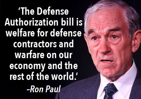 Defense Authorization bill tyranny